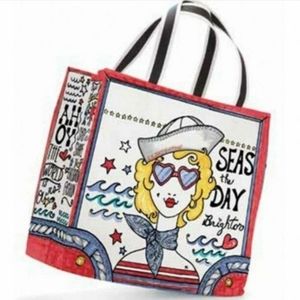 Brighton Seas the day canvas bag